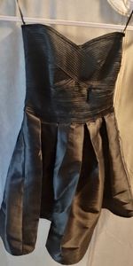 bandage strapless skater dress